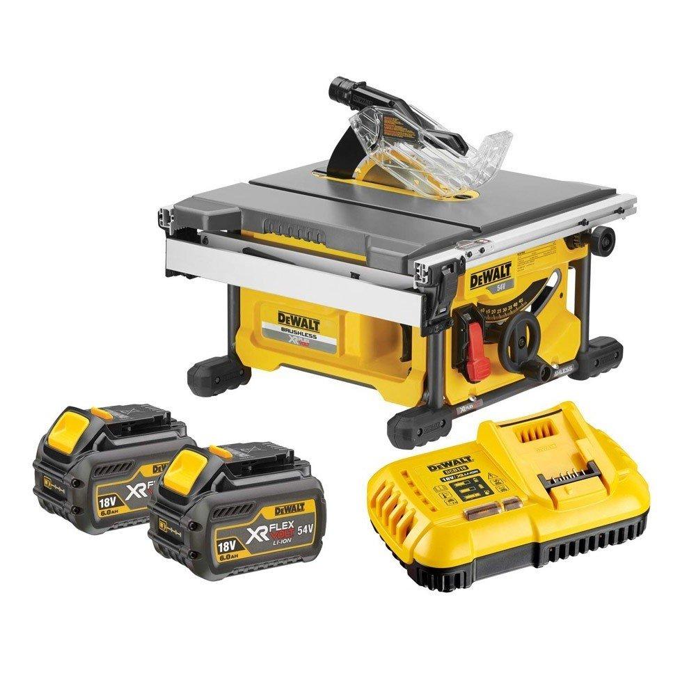 Buy Dewalt 54V Cordless Table Saw + 2 Batt DCS7485T2-QW from Power Tool Services - Image 1 | Best Price