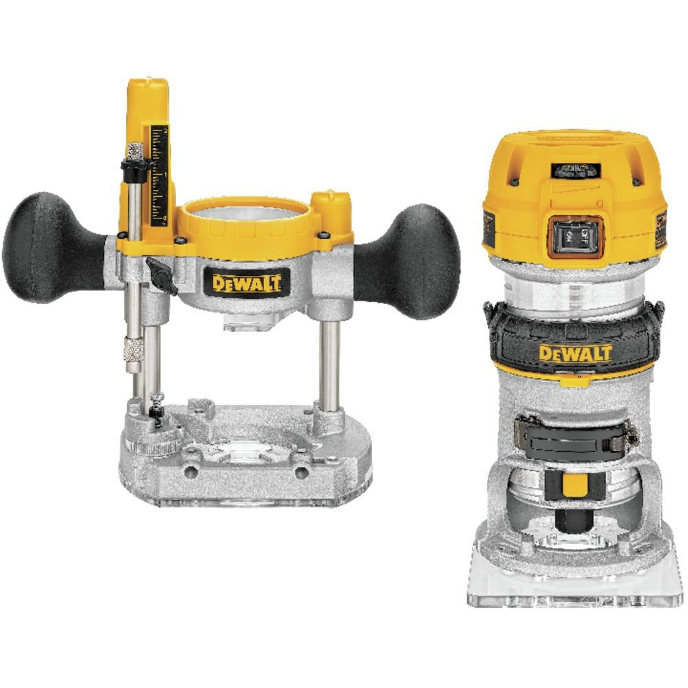 Buy Dewalt 900W 1/4" Combination Plunge & Fixed Base Router D26204K-QS from Power Tool Services - Image 3 | Best Price