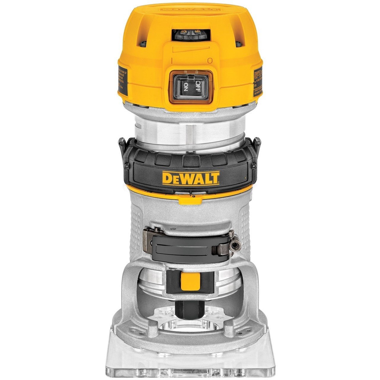 Buy Dewalt 900W 1/4" Combination Plunge & Fixed Base Router D26204K-QS from Power Tool Services - Image 6 | Best Price