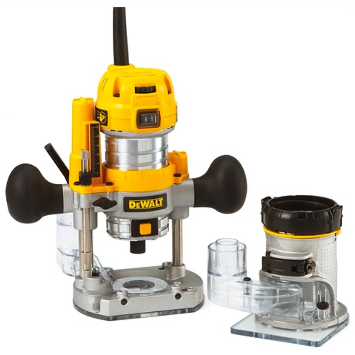 Buy Dewalt 900W 1/4" Combination Plunge & Fixed Base Router D26204K-QS from Power Tool Services - Image 4 | Best Price
