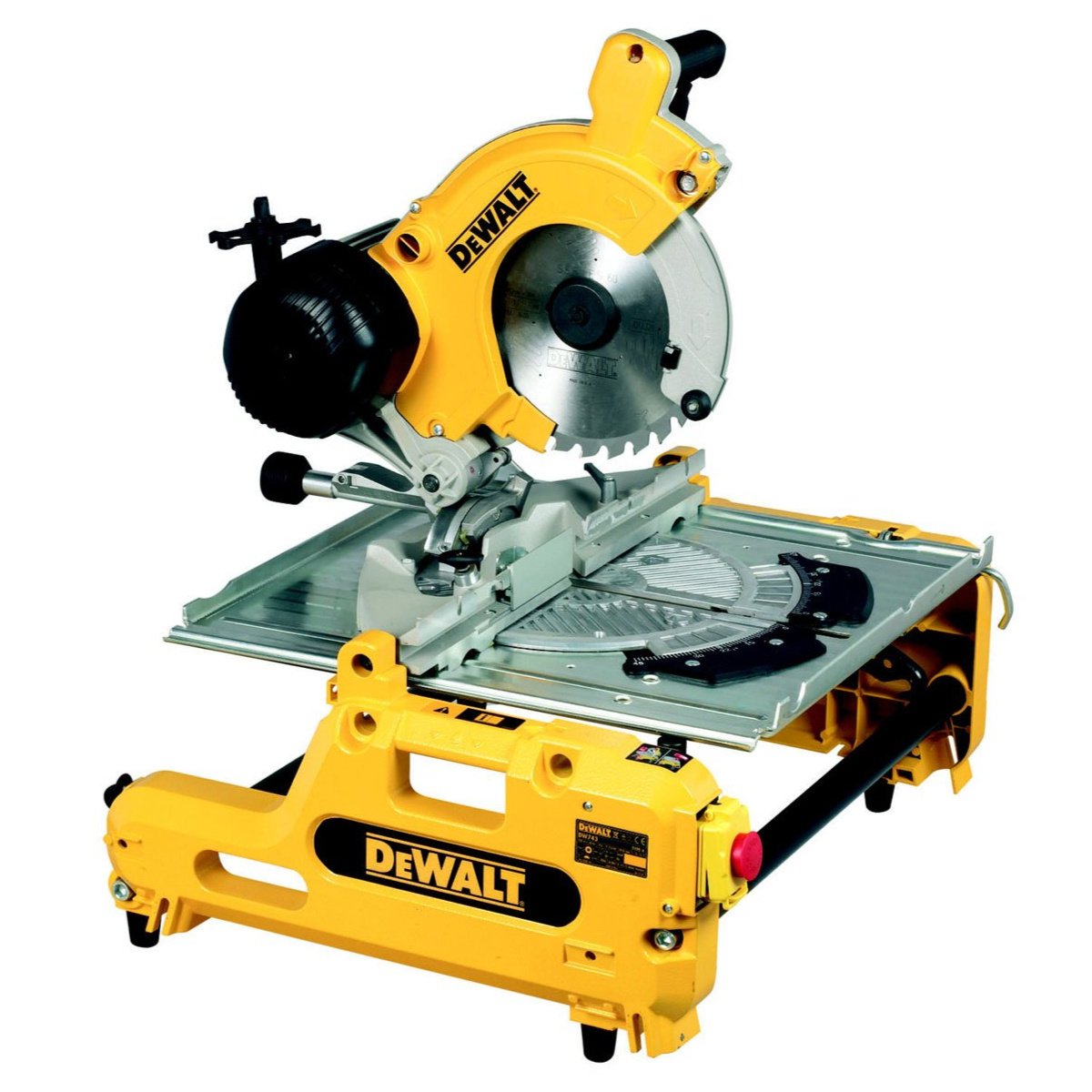 Buy Dewalt Brushless Flip Over Saw 250mm 2000W DW743N from Power Tool Services - Image 1 | Best Price