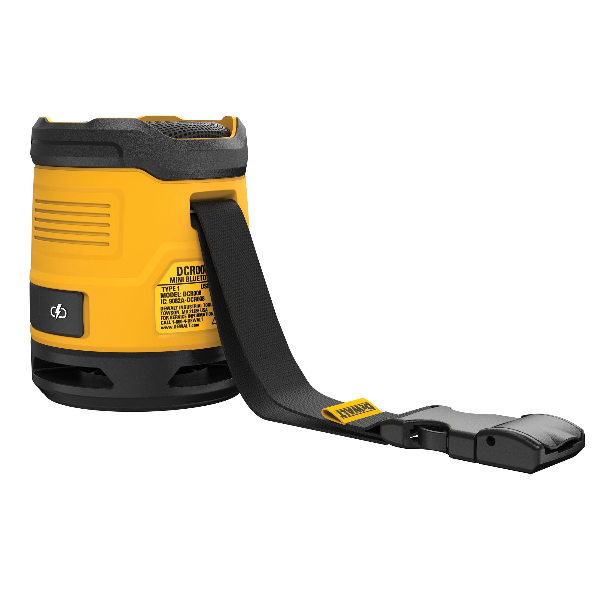 Dewalt Compact USB-C Bluetooth speaker DCR009-XJ Power Tool Services