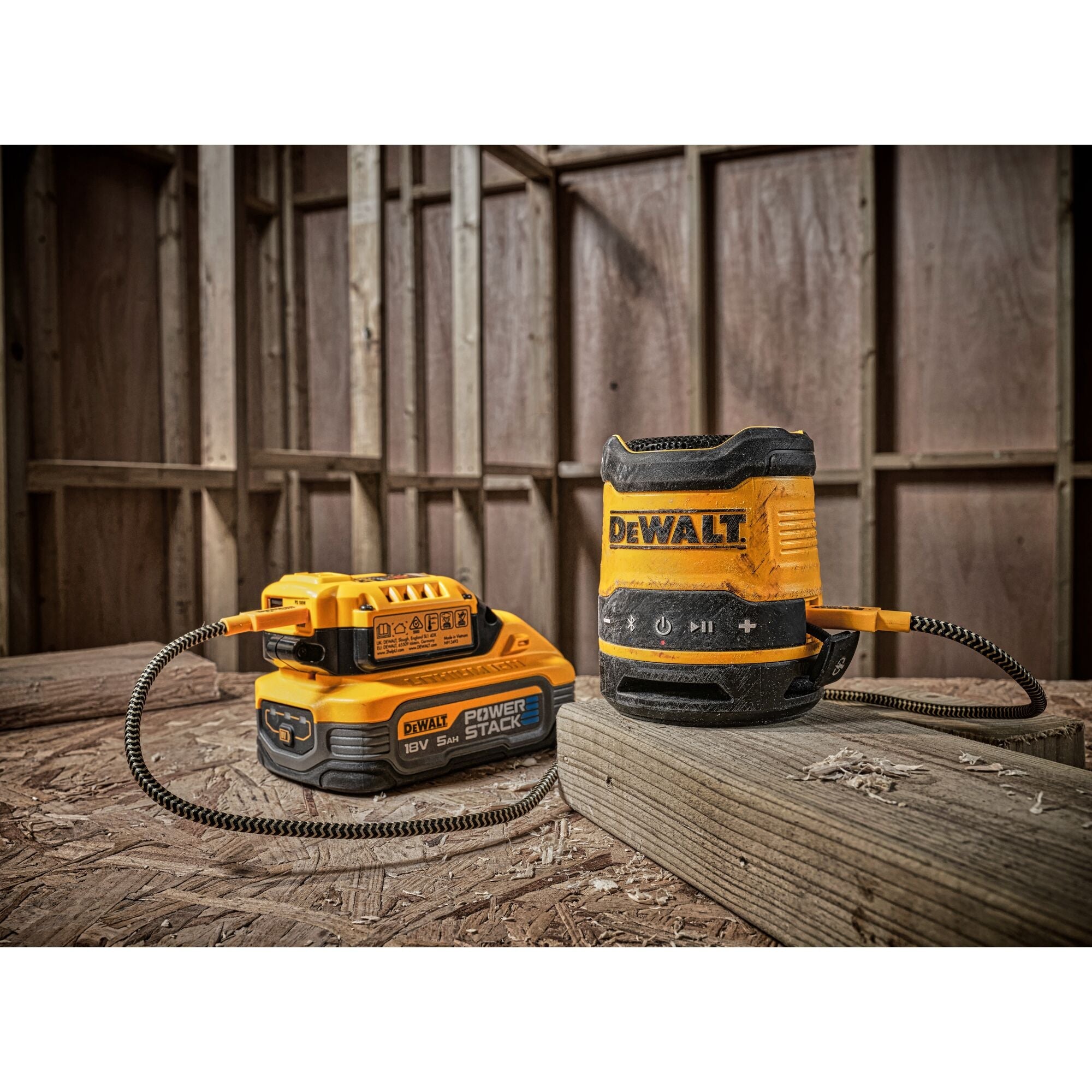 Dewalt Compact USB-C Bluetooth speaker DCR009-XJ Power Tool Services