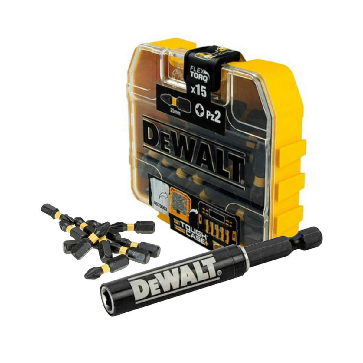 Buy Dewalt Flextorq 16pc PZ2 Bulk Pack DT70618T from Power Tool Services - Image 2 | Best Price