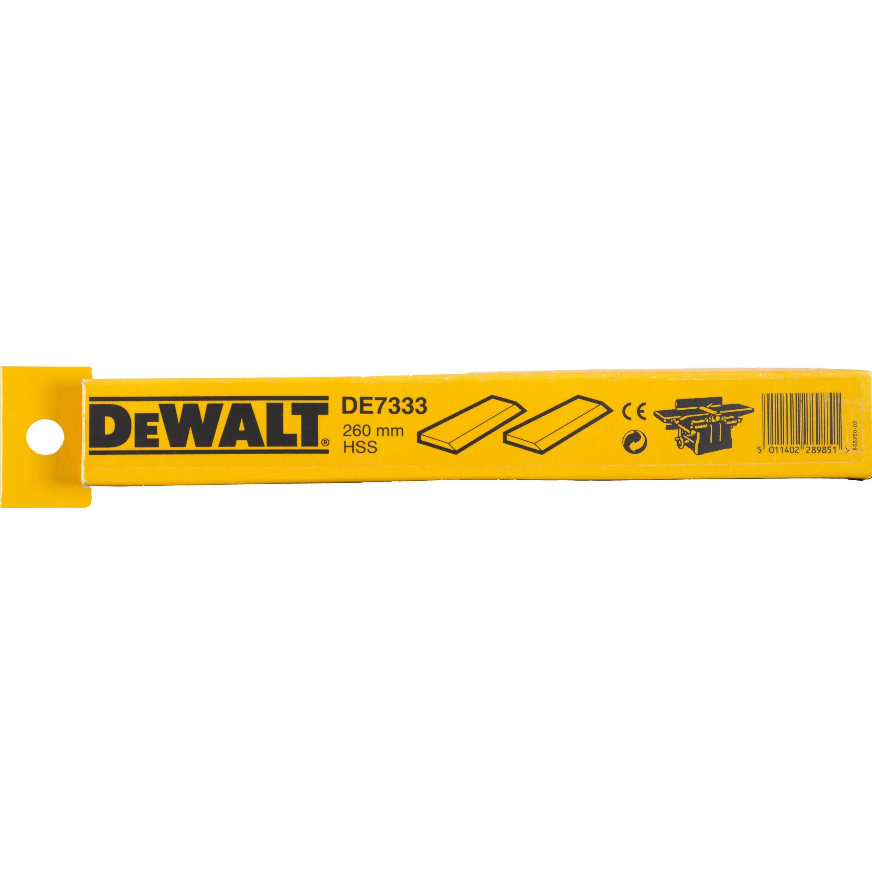 Buy Dewalt Knives Hss (Pair) For The Dw733S from Power Tool Services - Image 1 | Best Price