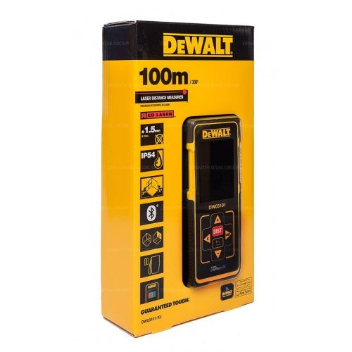 Buy Dewalt Laser Distance Meter 100M DW03101-XJ from Power Tool Services - Image 1 | Best Price