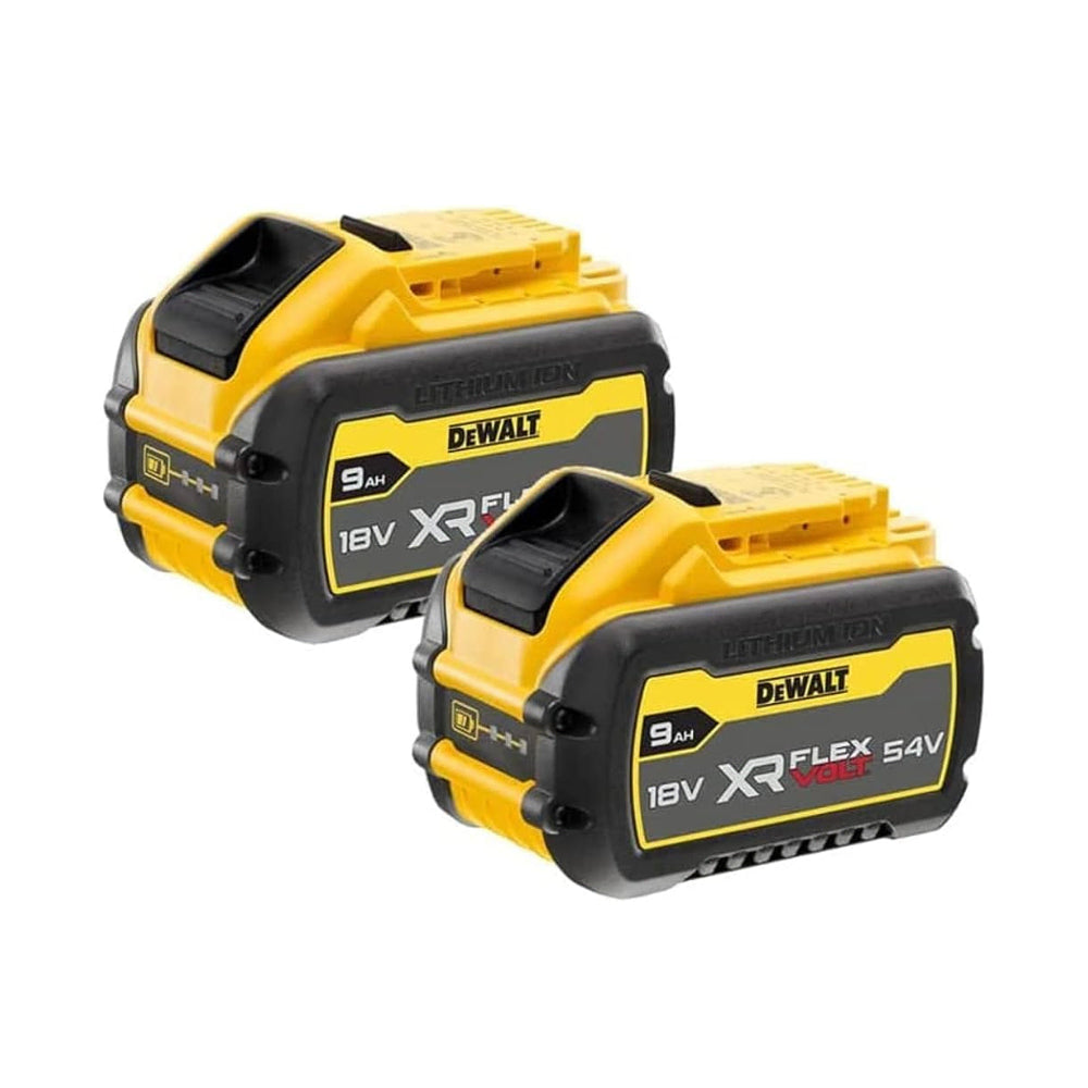 Dewalt XR Universal Dual Port Charger with 54V 9Ah Batteries DCB132X2 Power Tool Services