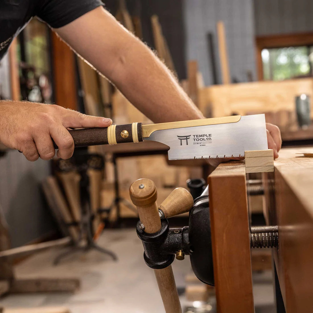 Temple Tool Dozuki Pull Saw Fine Universal-Cut 150mm 4 - Power Tool Services