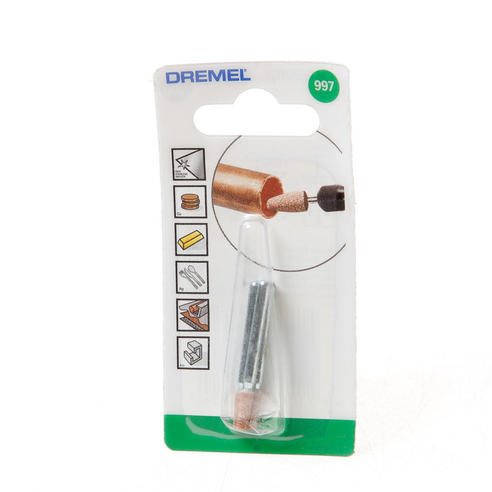 Buy Dremel Aluminum Oxide Grinding Stone 3,4 mm (997) from Power Tool Services - Image 1 | Best Price
