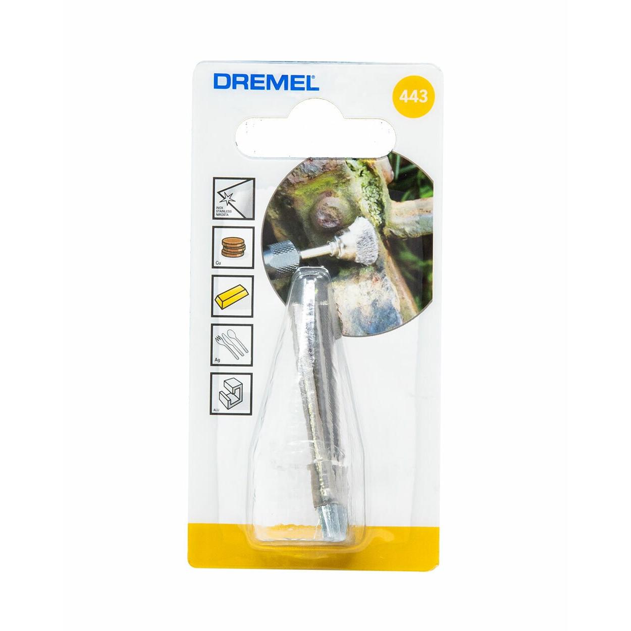 Buy Dremel Carbon Steel Brush 3,2 mm (443) from Power Tool Services - Image 1 | Best Price