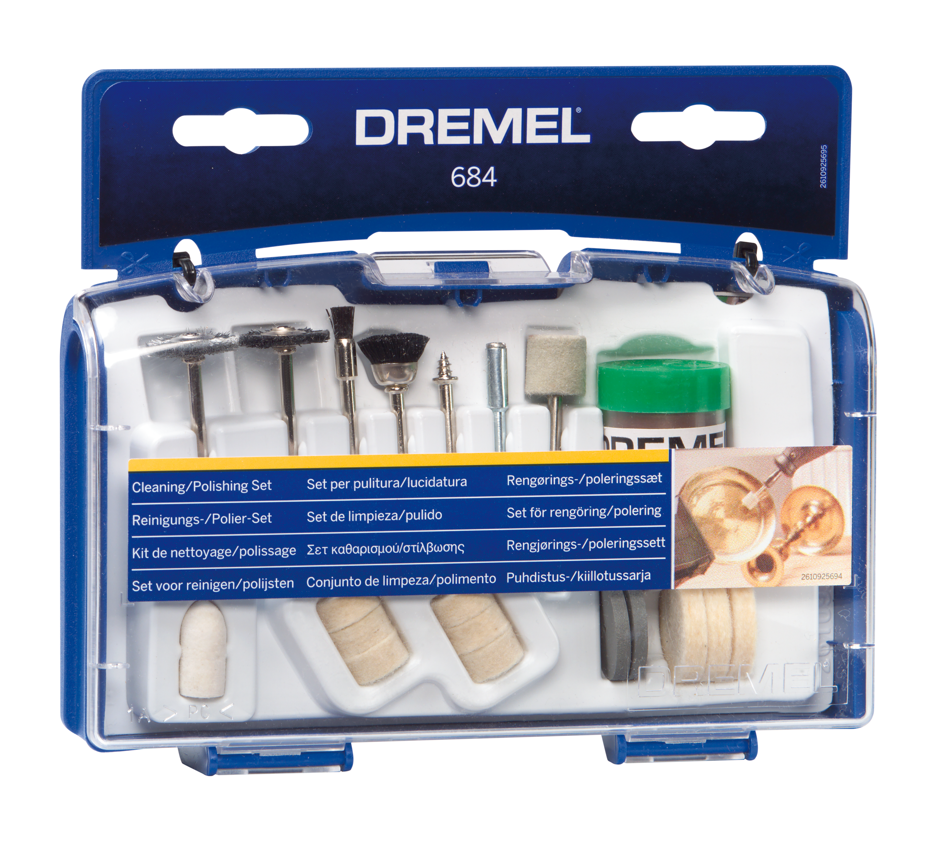 Buy Dremel Cleaning / Polishing Set (684) from Power Tool Services - Image 1 | Best Price