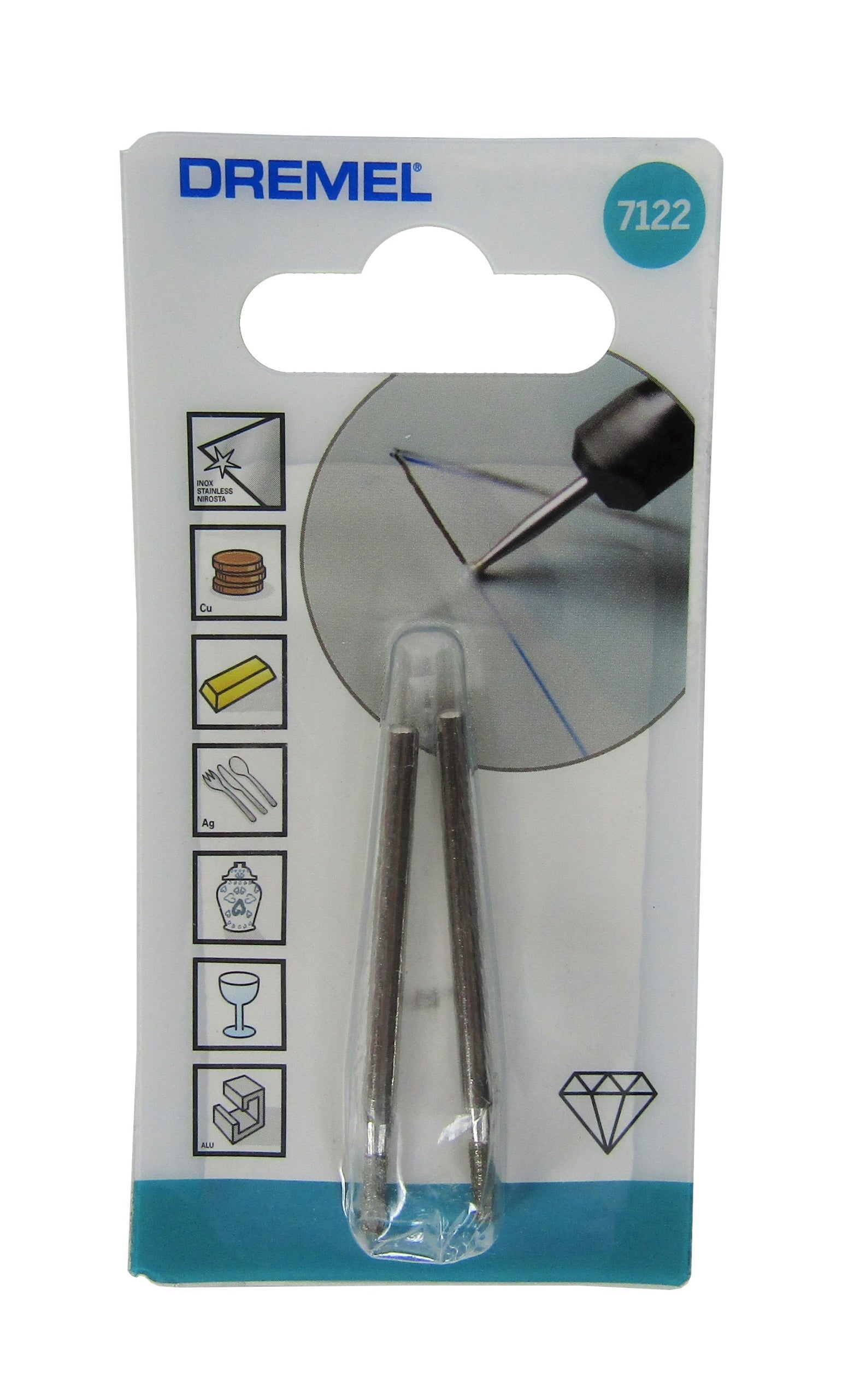 Buy Dremel Diamond Wheel Point 2,4 mm (7122) from Power Tool Services - Image 1 | Best Price