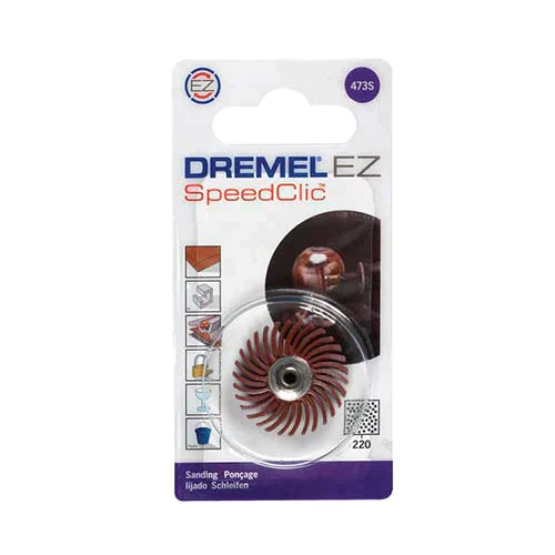 Buy Dremel EZ SpeedClic: Detail Abrasive Brush 220 grit (473) from Power Tool Services - Image 1 | Best Price
