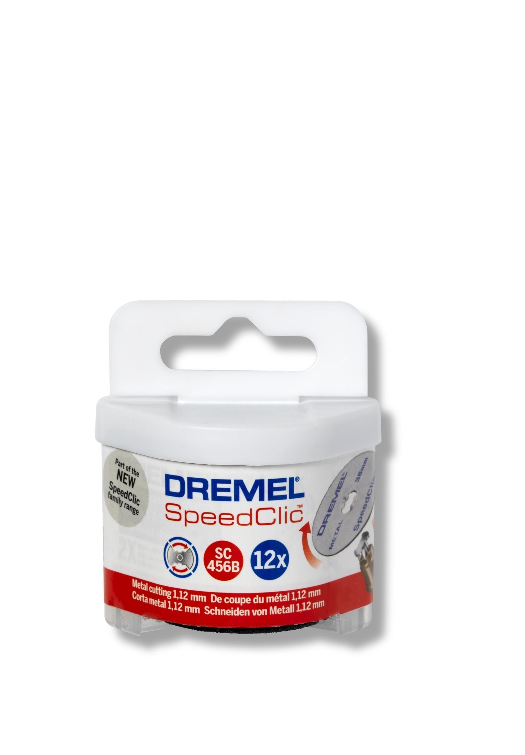 Buy Dremel EZ SpeedClic: Metal Cutting Wheels 12-Pack. (SC456B) from Power Tool Services - Image 1 | Best Price