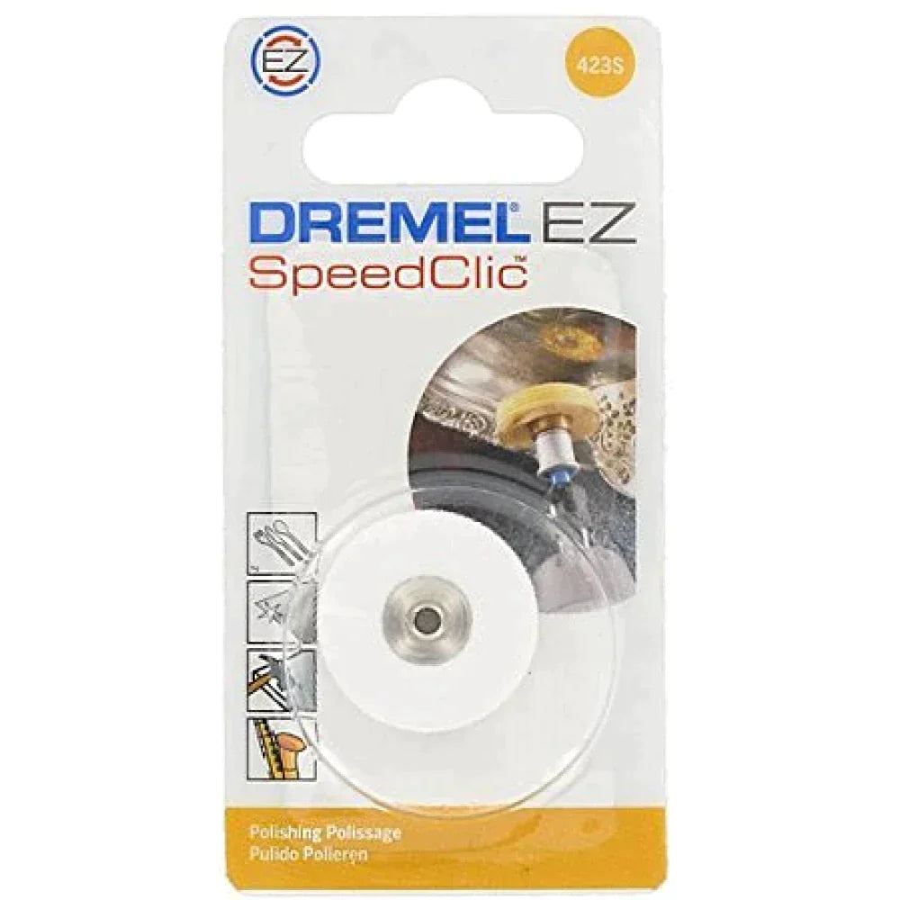 Buy Dremel EZ SpeedClic: Polishing Cloth Wheel. (423S) from Power Tool Services - Image 1 | Best Price