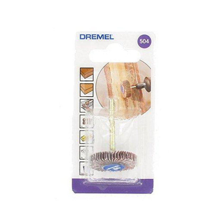 Buy Dremel Flap wheel 4,8 mm 80G (504) from Power Tool Services - Image 1 | Best Price