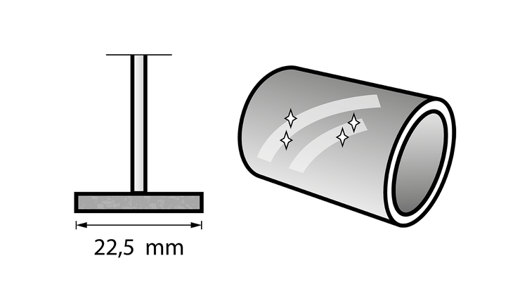 Buy Dremel Polishing Wheel 22,5 mm (425) from Power Tool Services - Image 3 | Best Price