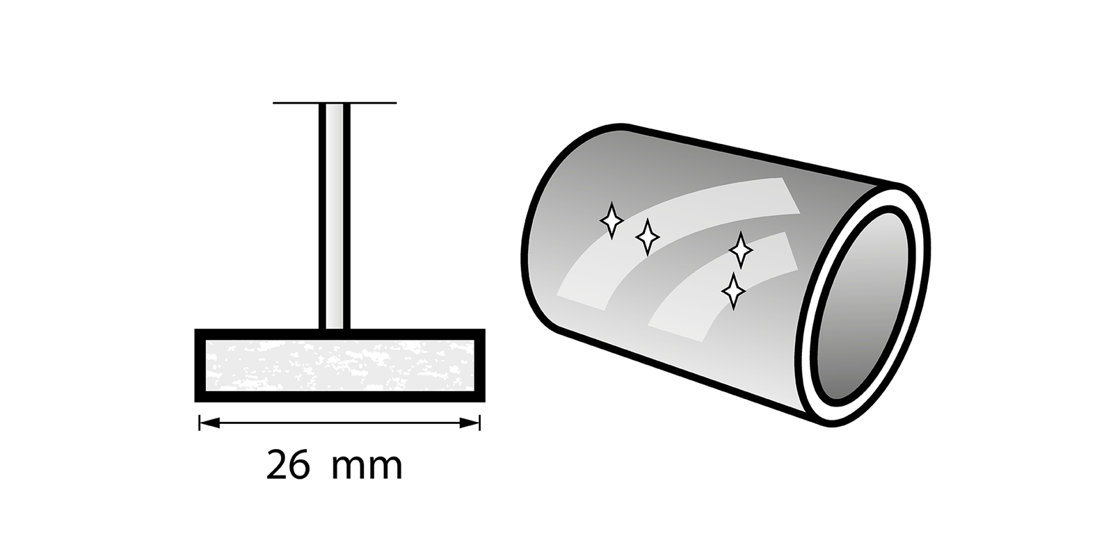 Buy Dremel Polishing Wheel 26 mm (429) from Power Tool Services - Image 3 | Best Price