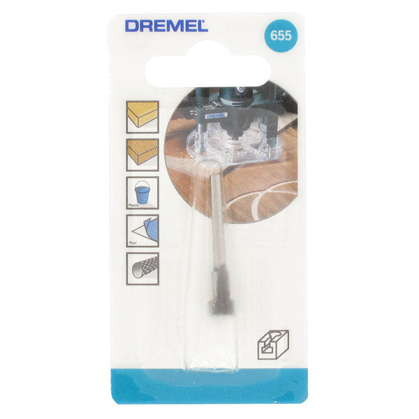 Buy Dremel Router Bit (HSS) 8,0 mm (655) from Power Tool Services - Image 1 | Best Price