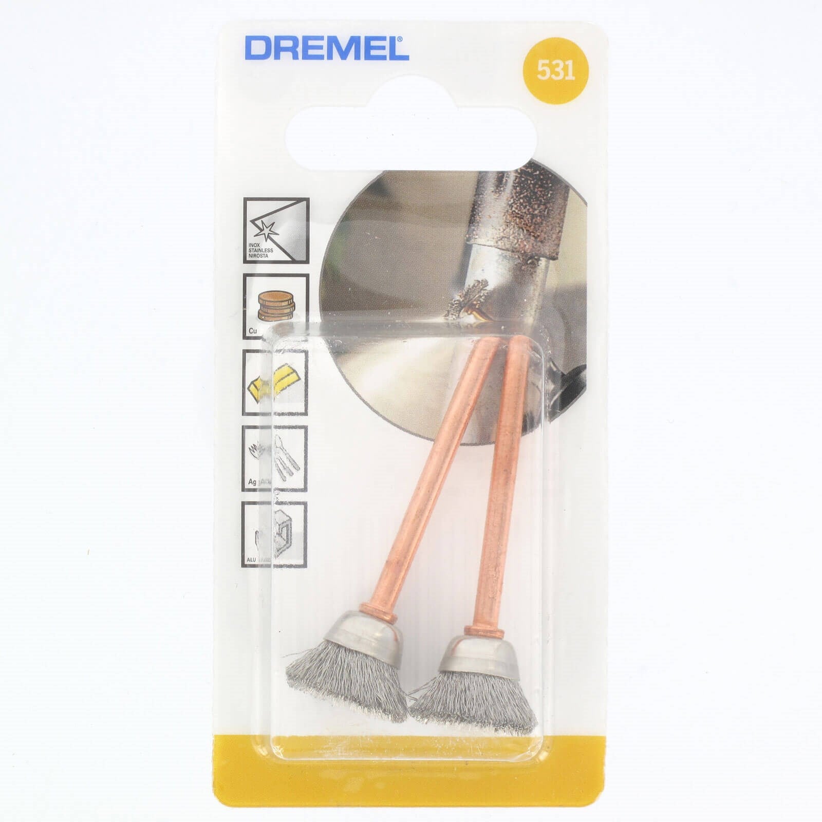 Buy Dremel Stainless Steel Brush 13 mm (531) from Power Tool Services - Image 1 | Best Price