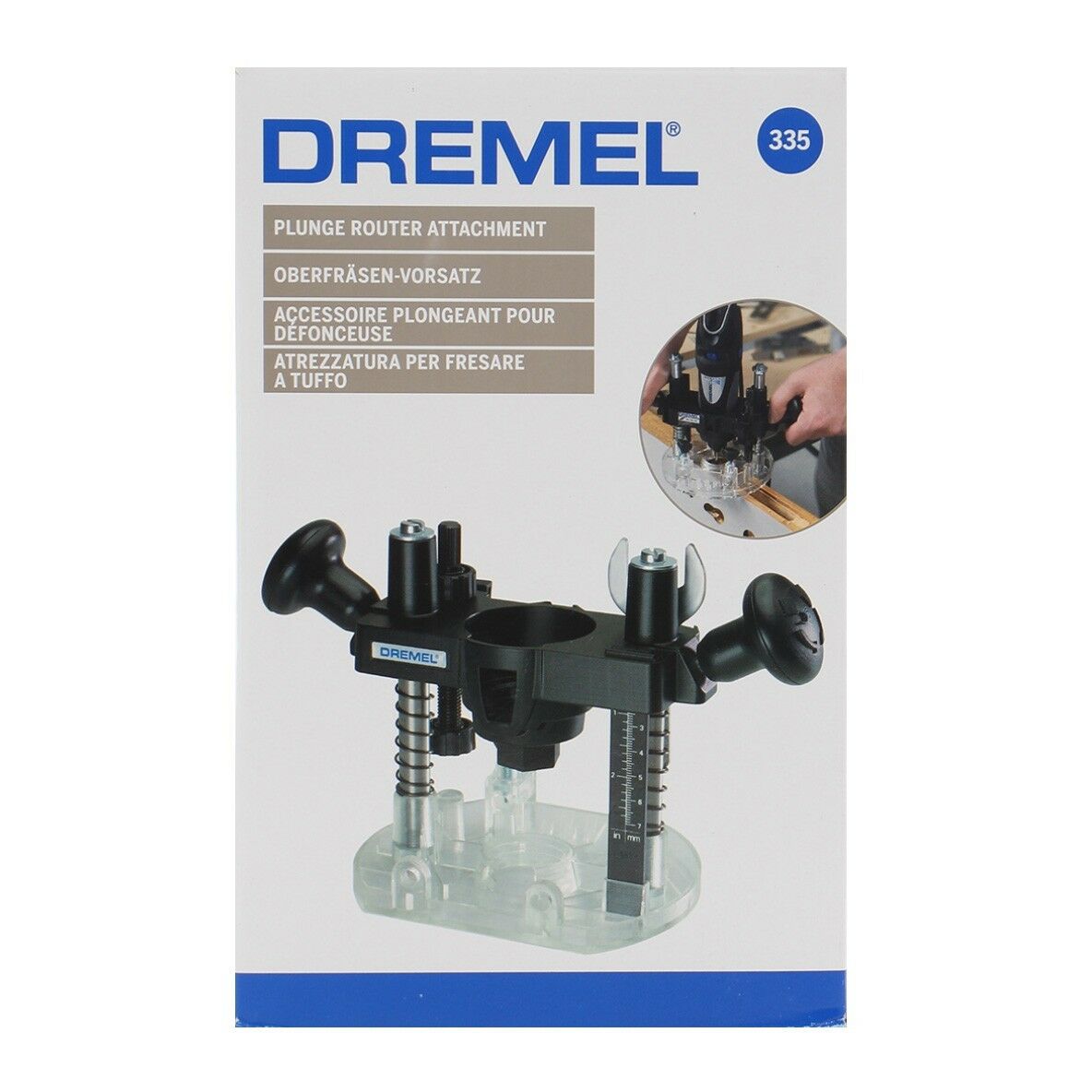Buy Dremel plunge Router Attachment (335) from Power Tool Services - Image 1 | Best Price