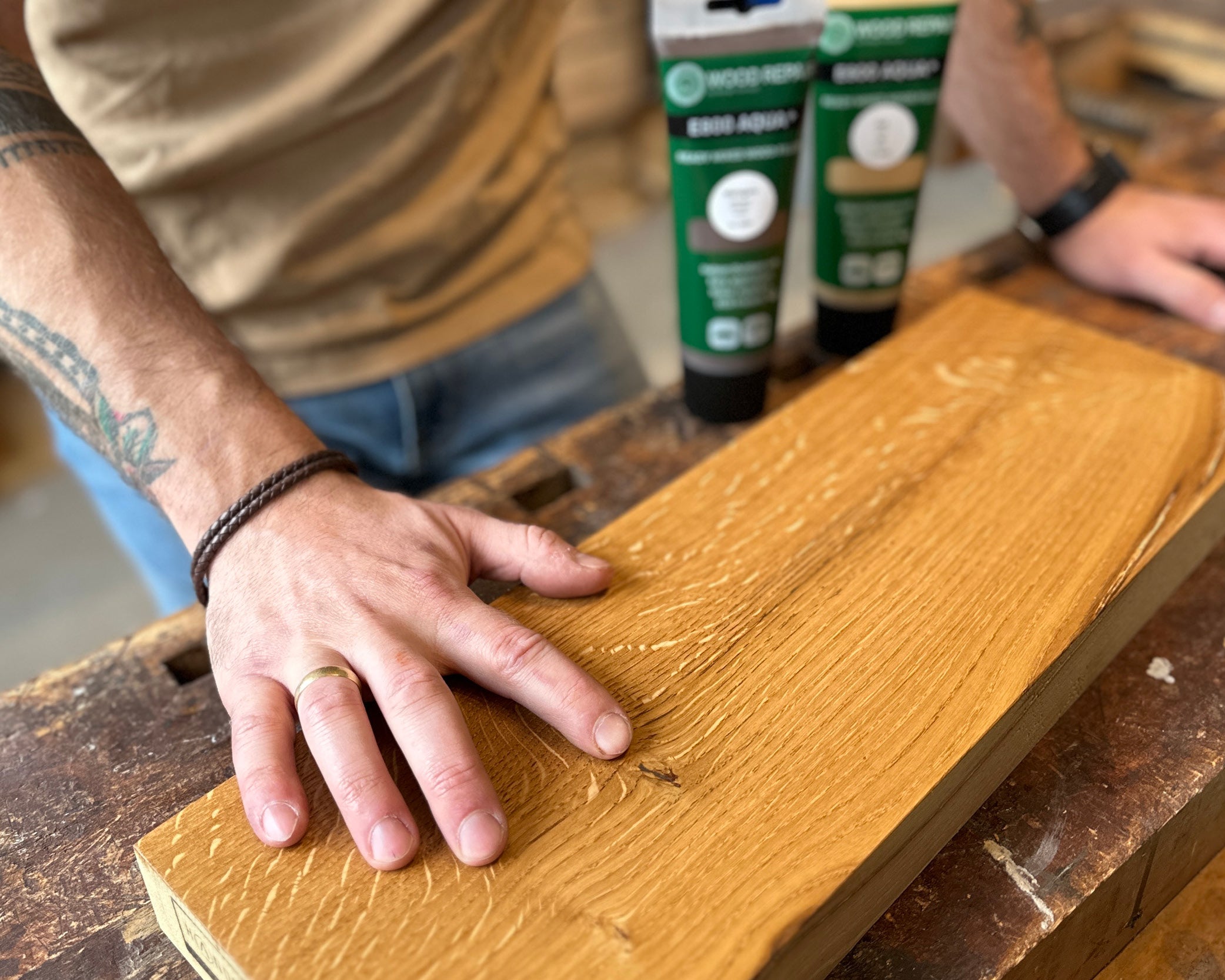 Buy Wood Repair Paste Filler, WM E800 Aqua+, 400g from Power Tool Services - Image 4 | Best Price