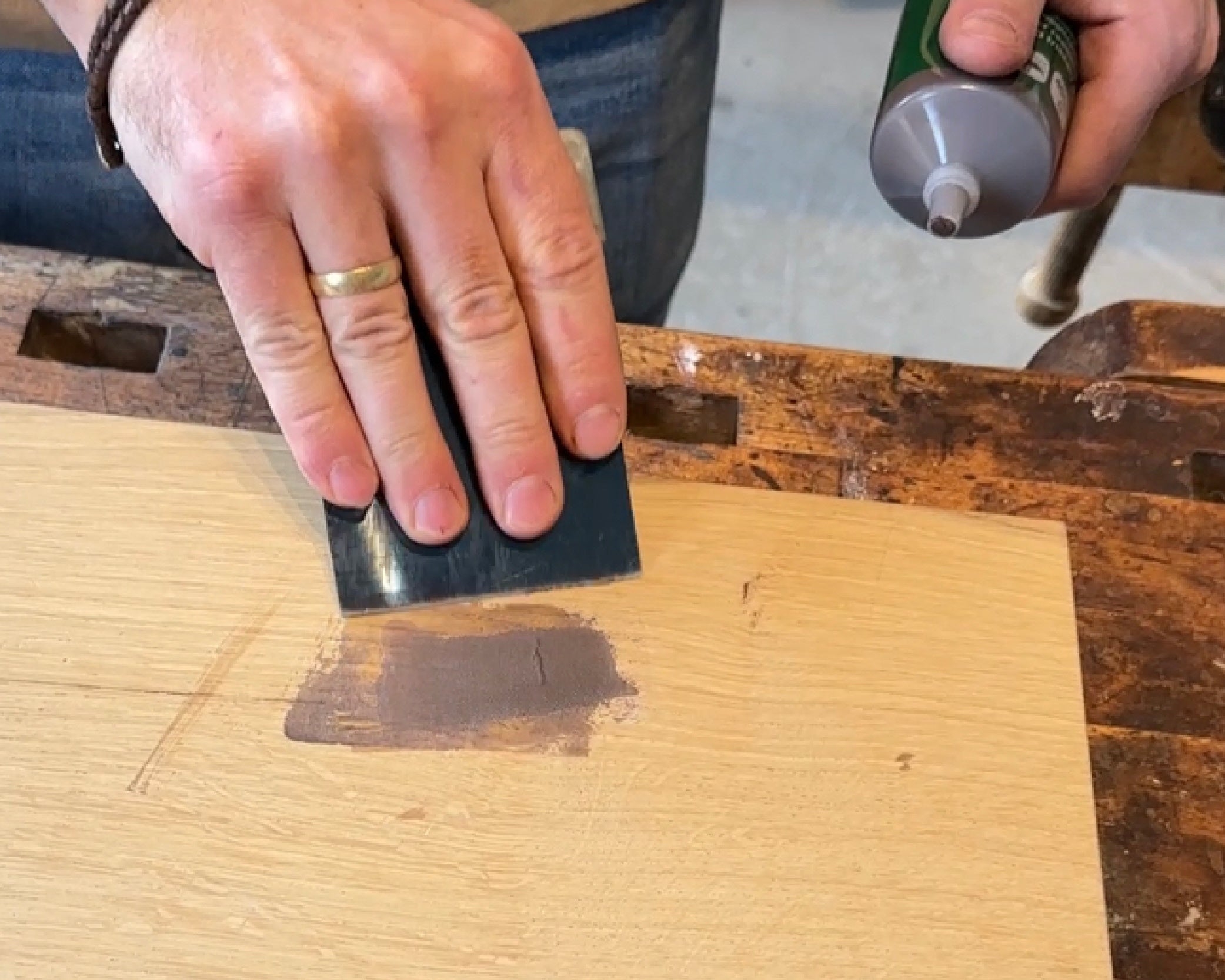 Buy Wood Repair Paste Filler, WM E800 Aqua+, 400g from Power Tool Services - Image 3 | Best Price