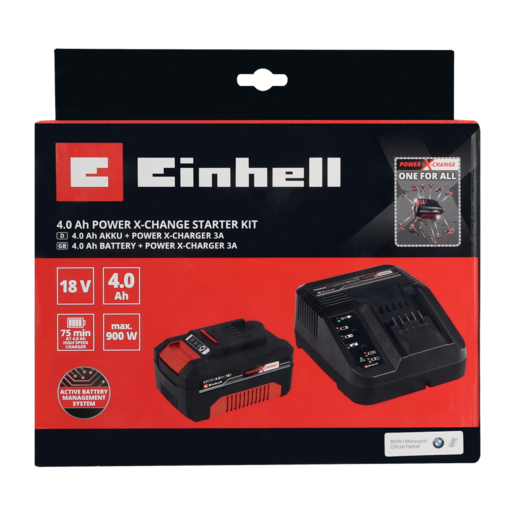 Buy Einhell 18V 4,0Ah PXC Starter Kit 4512042 from Power Tool Services - Image 2 | Best Price