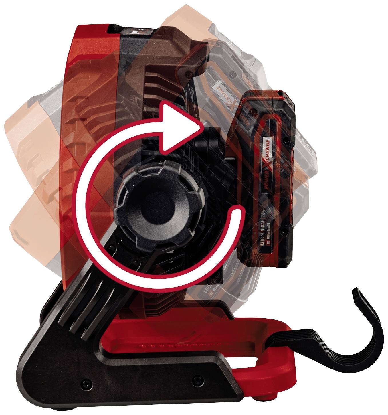 Buy Einhell Cordless Fan GE-CF 18/2200 Li Solo from Power Tool Services - Image 2 | Best Price