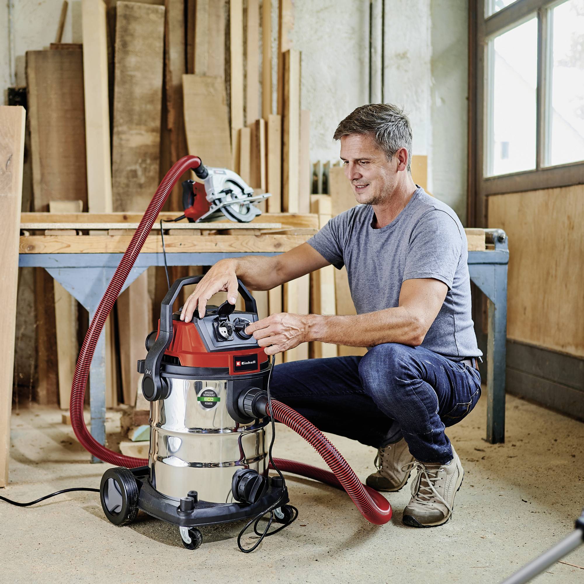 Einhell Wet/Dry Vacuum Cleaner (elect) TE-VC 2025 SACL Power Tool Services