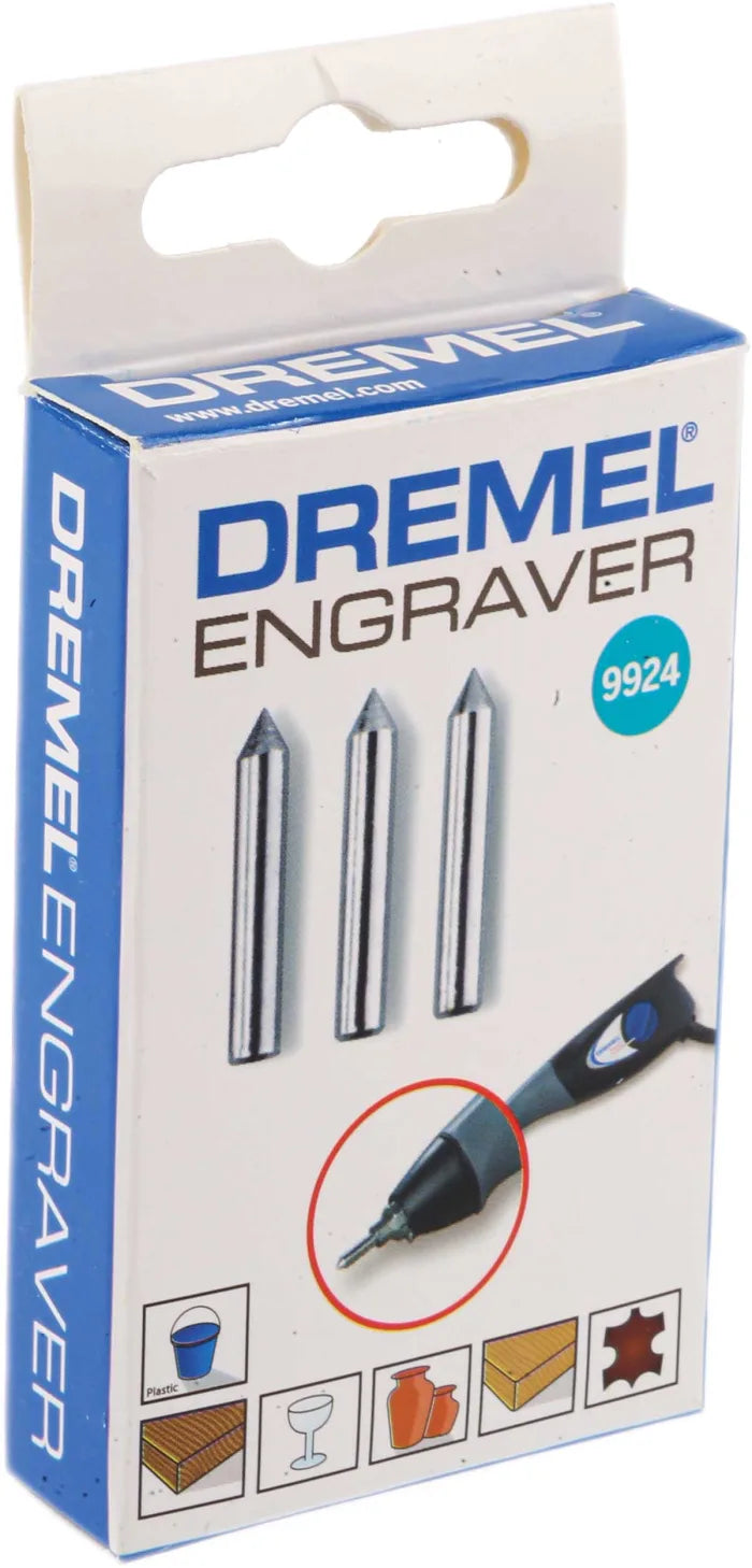 Buy Dremel Carbide Engraving Tips 9924 26159924JA from Power Tool Services - Image 1 | Best Price