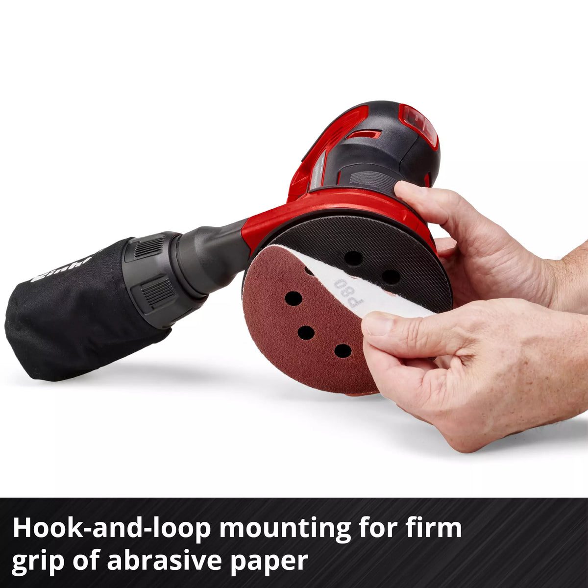 Einhell Random Orbital Sander 125mm 18V TE-RS 18 Li-Solo 8 - Power Tool Services