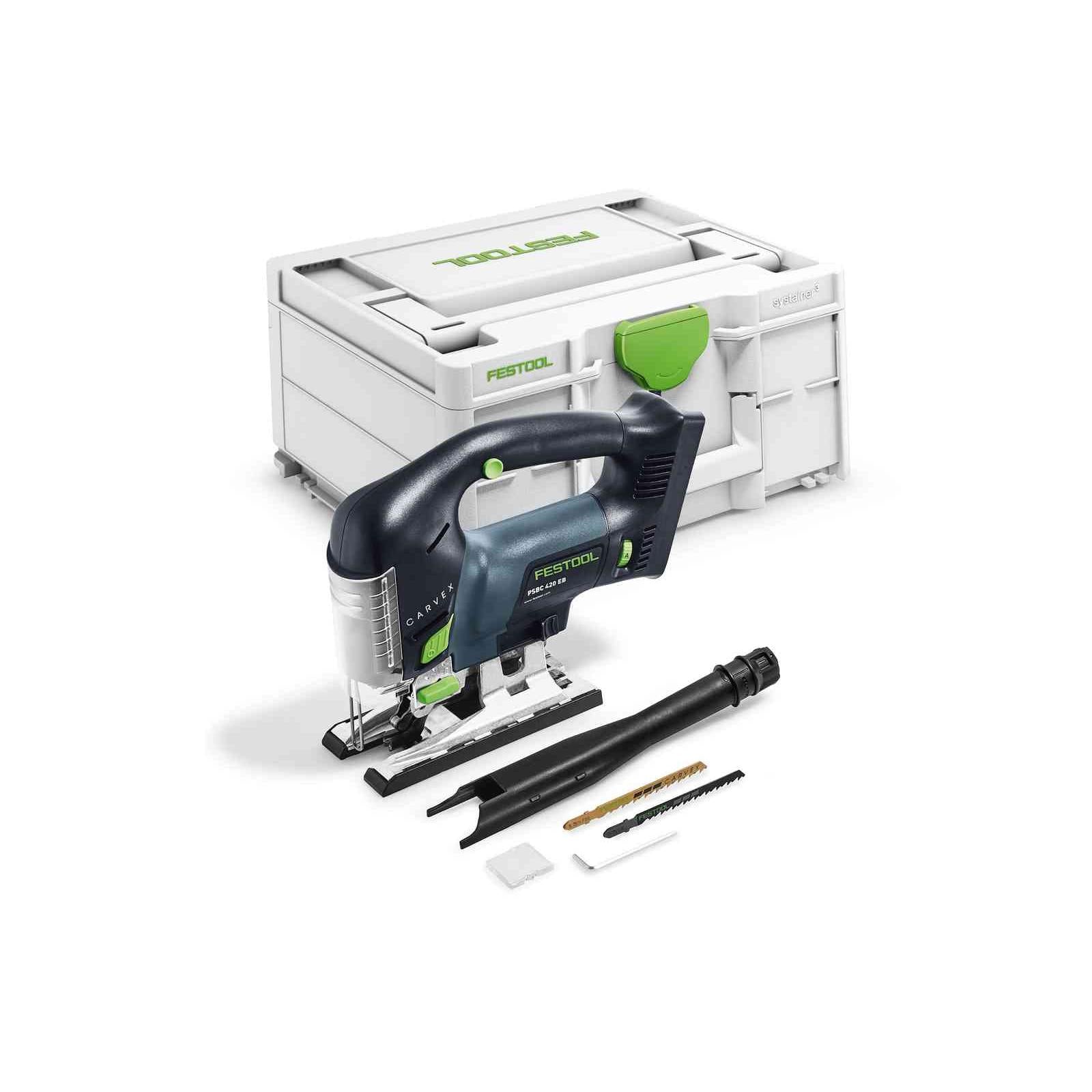 Buy Festool Cordless pendulum jigsaw CARVEX PSBC 420 EB-Basic 576530 from Power Tool Services - Image 1 | Best Price