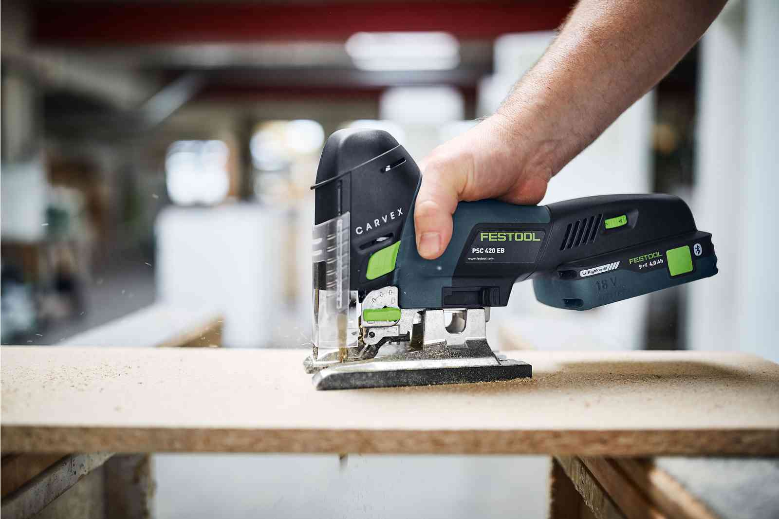 Buy Festool Cordless pendulum jigsaw CARVEX PSC 420 EB-Basic 576521 from Power Tool Services - Image 4 | Best Price