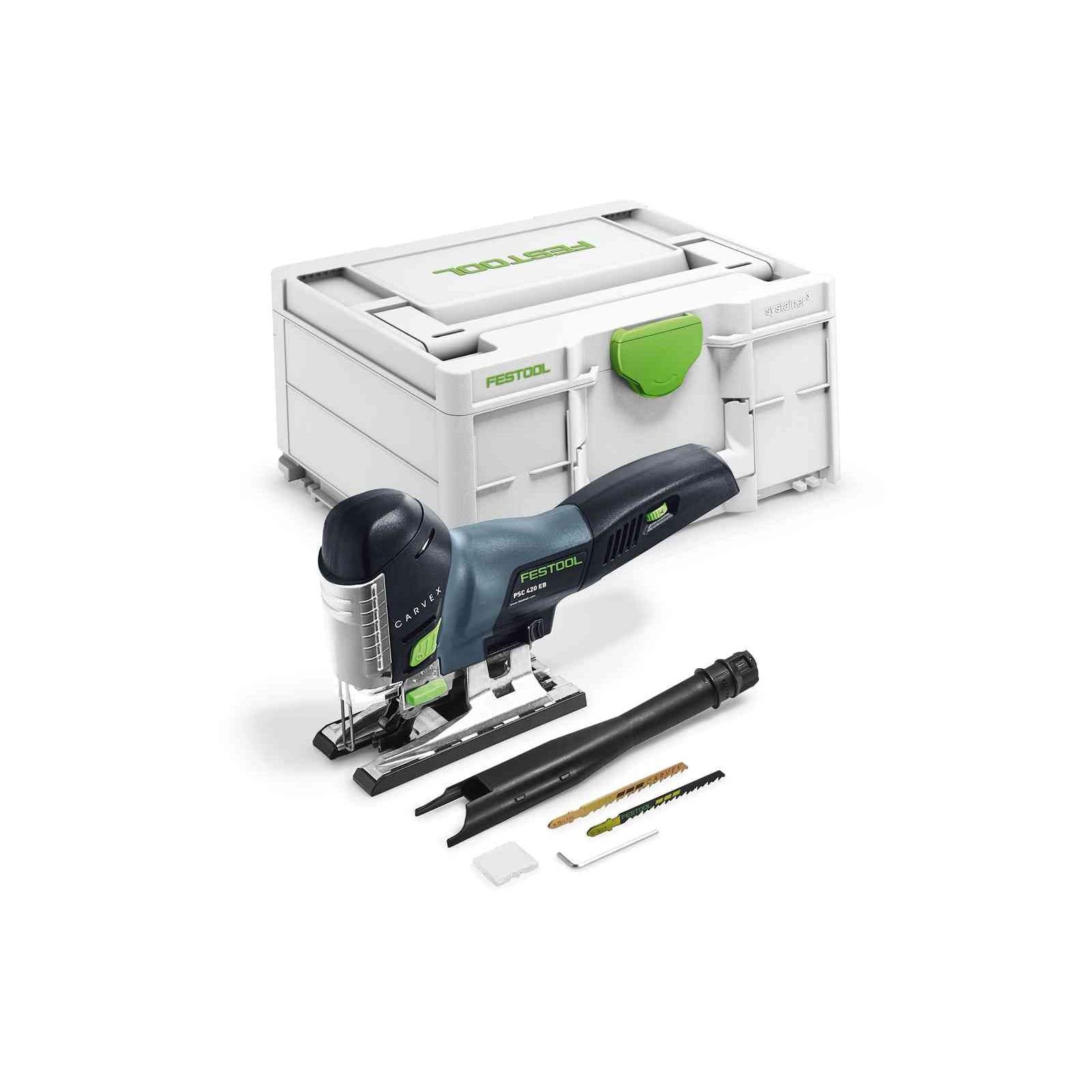Buy Festool Cordless pendulum jigsaw CARVEX PSC 420 EB-Basic 576521 from Power Tool Services - Image 1 | Best Price