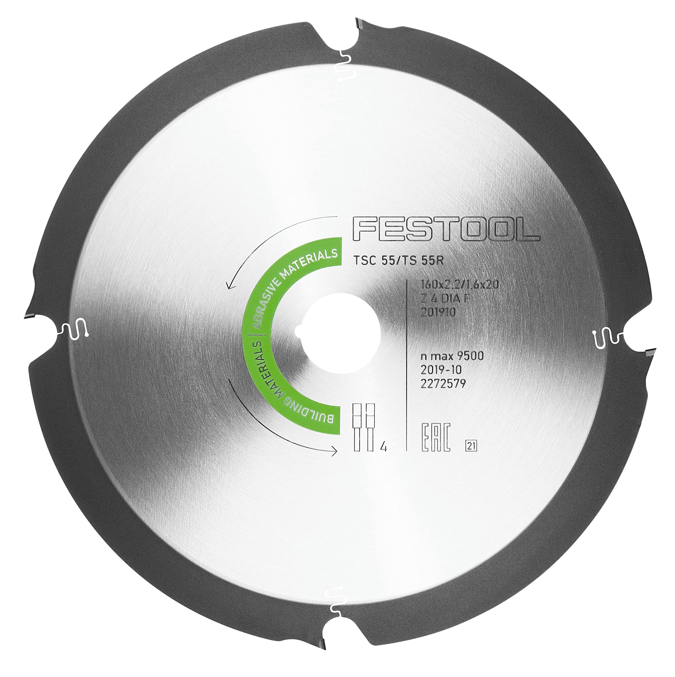 Buy Festool Diamond circular saw blade DIA 160x2,2x20 F4 201910 from Power Tool Services - Image 1 | Best Price