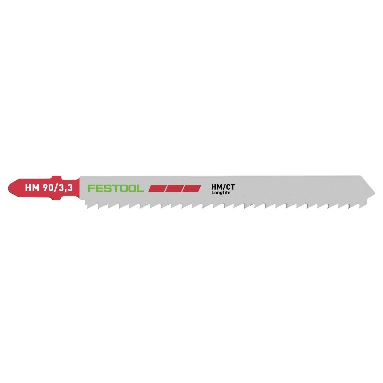 Buy Festool Jigsaw blade PLASTICS LAMINATE HM 90/3,3 204269 from Power Tool Services - Image 1 | Best Price