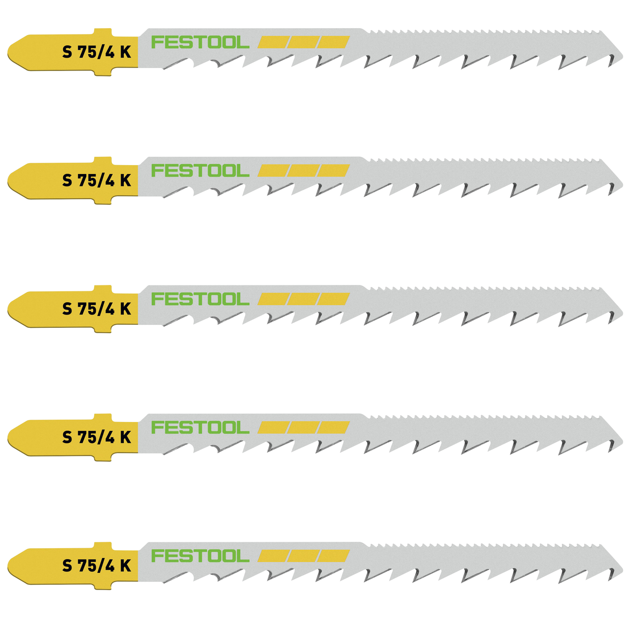 Buy Festool Jigsaw blade WOOD CURVES S 75/4 K/5 204265 from Power Tool Services - Image 1 | Best Price