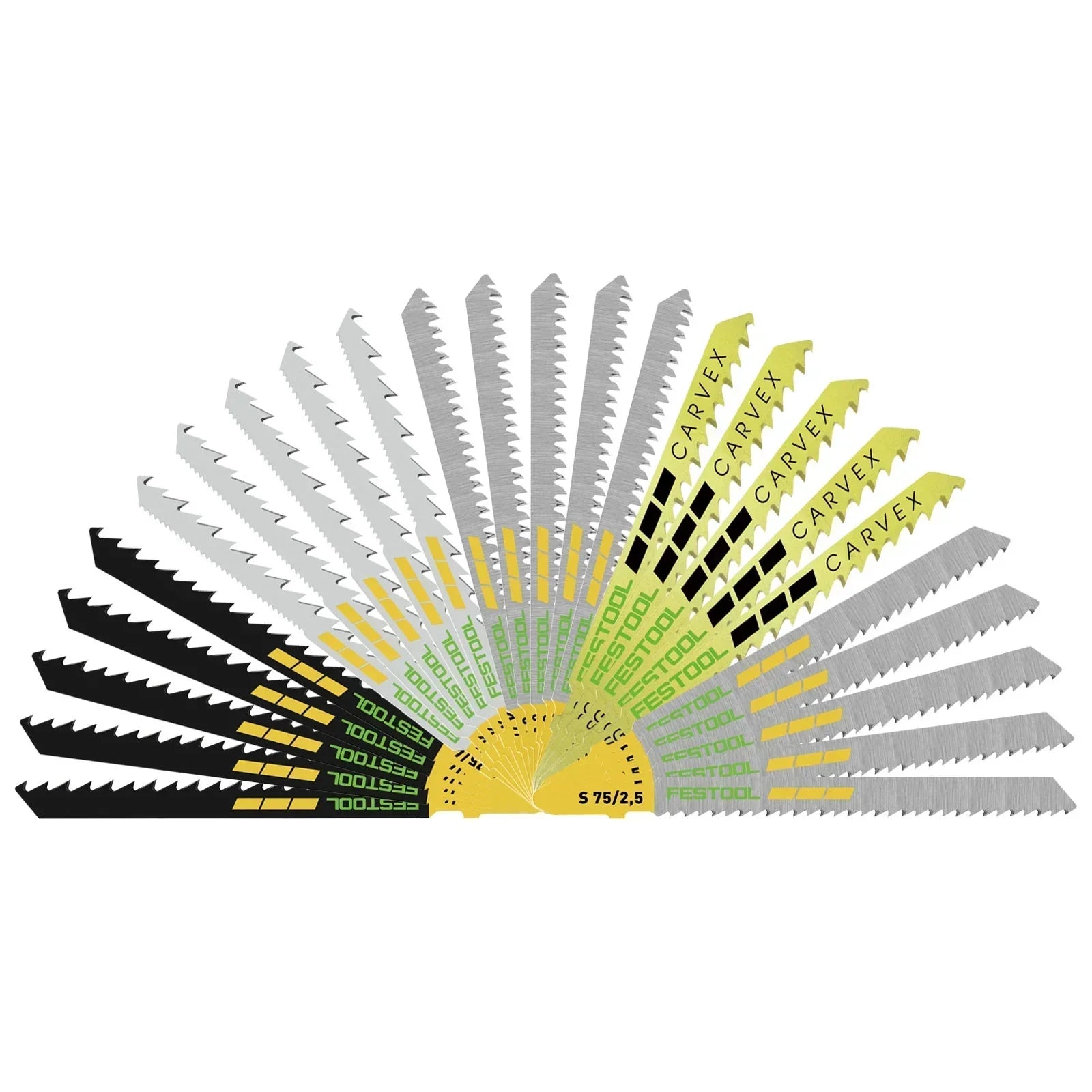 Buy Festool Jigsaw blade set STS-Sort/25 W 204275 from Power Tool Services - Image 3 | Best Price