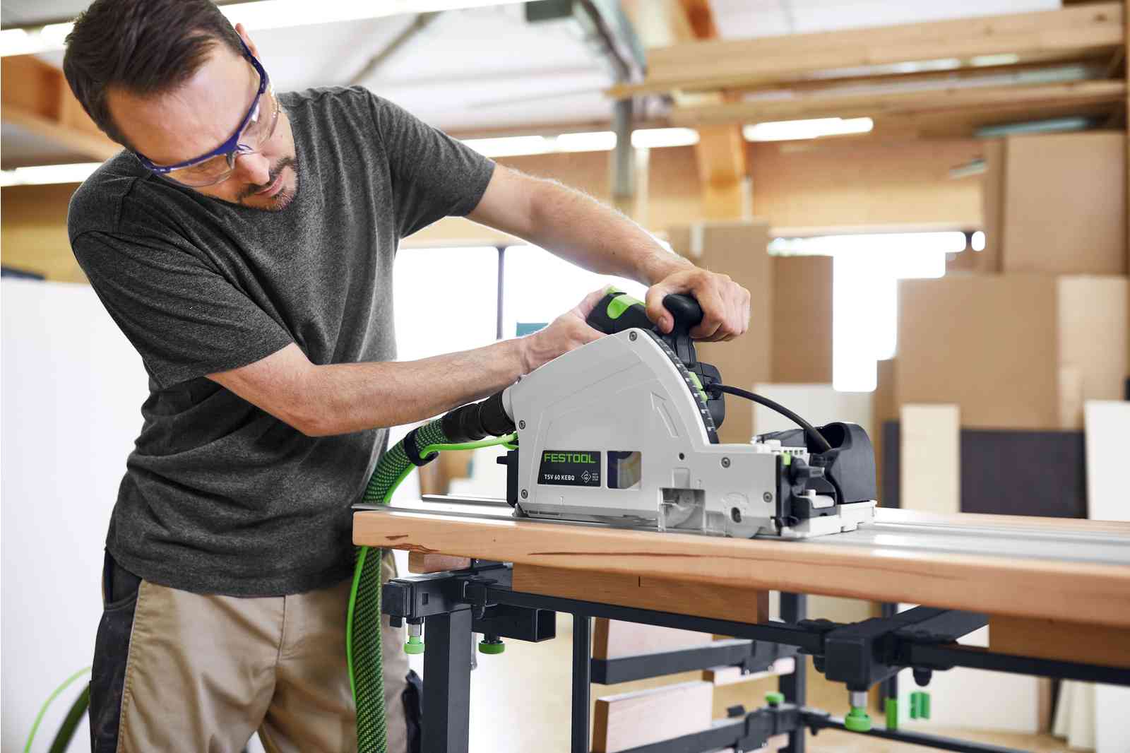 Festool Plunge-cut saw with scoring function TSV 60 KEBQ-Plus 576730 Power Tool Services