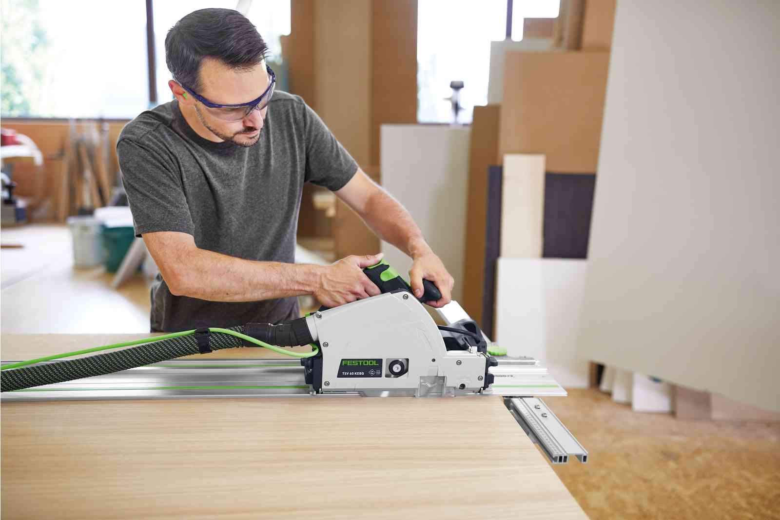 Festool Plunge-cut saw with scoring function TSV 60 KEBQ-Plus 576730 Power Tool Services