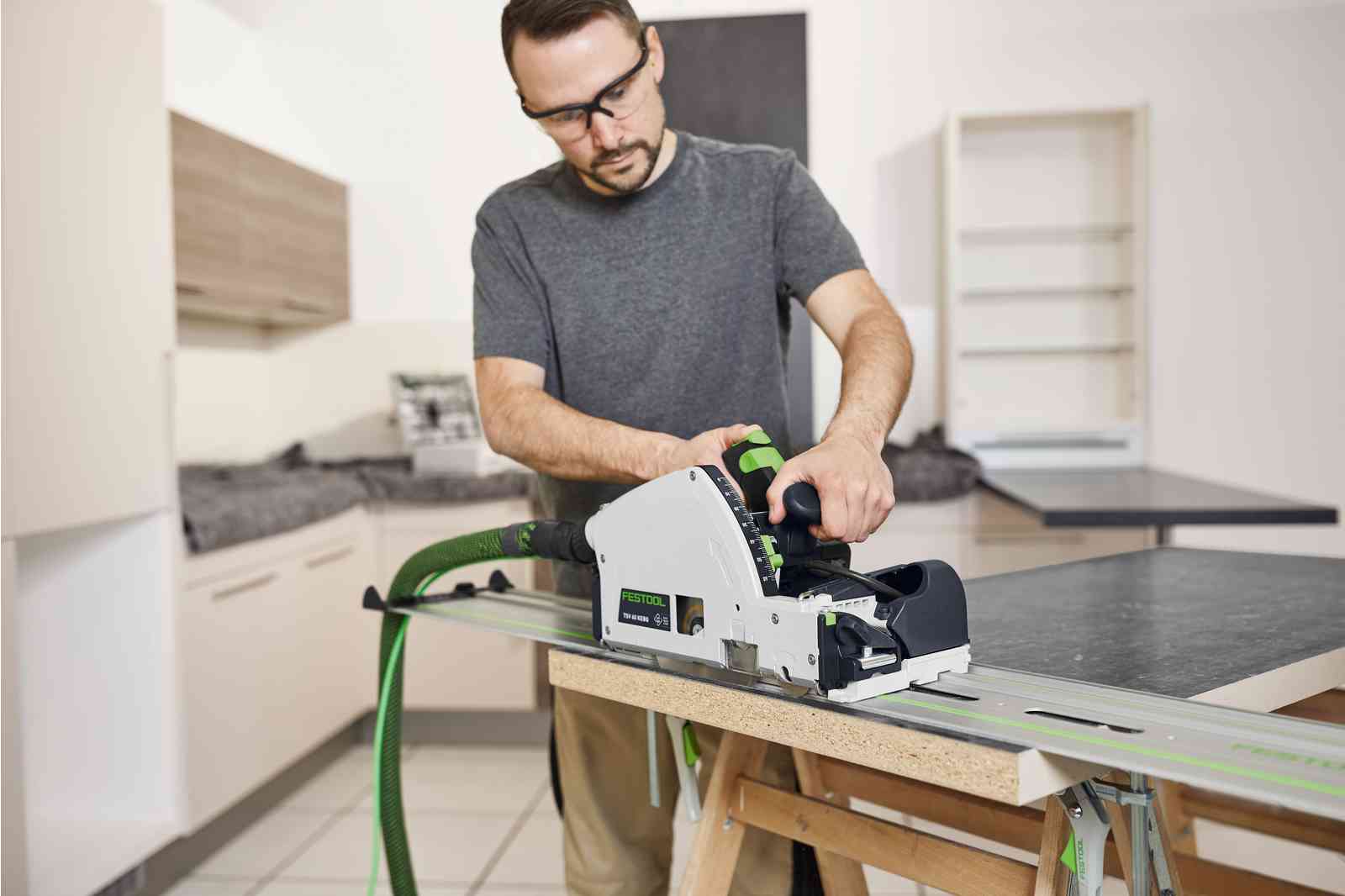 Festool Plunge-cut saw with scoring function TSV 60 KEBQ-Plus 576730 Power Tool Services