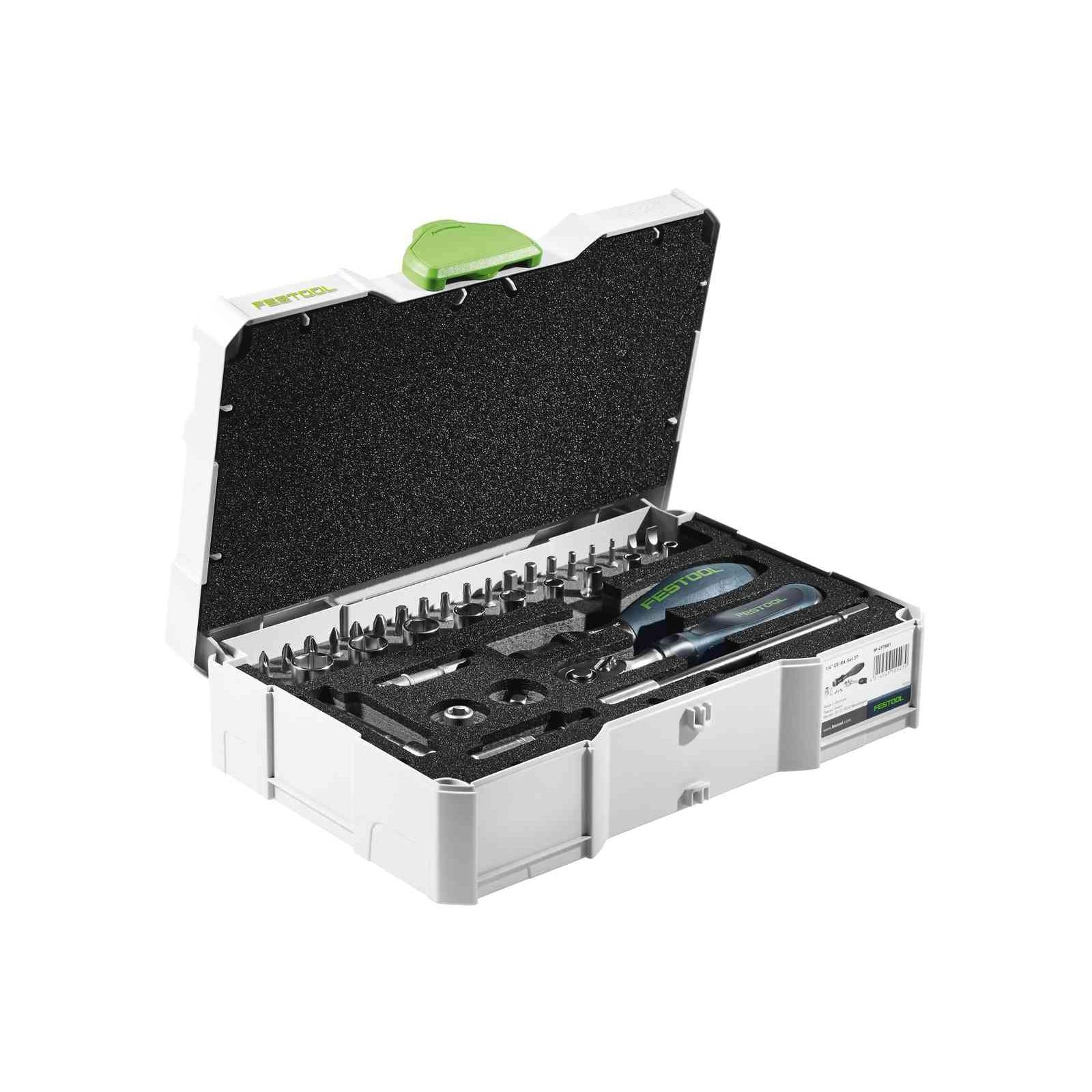 Buy Festool Ratchet set 1/4"-CE RA-Set 36 497881 from Power Tool Services - Image 1 | Best Price