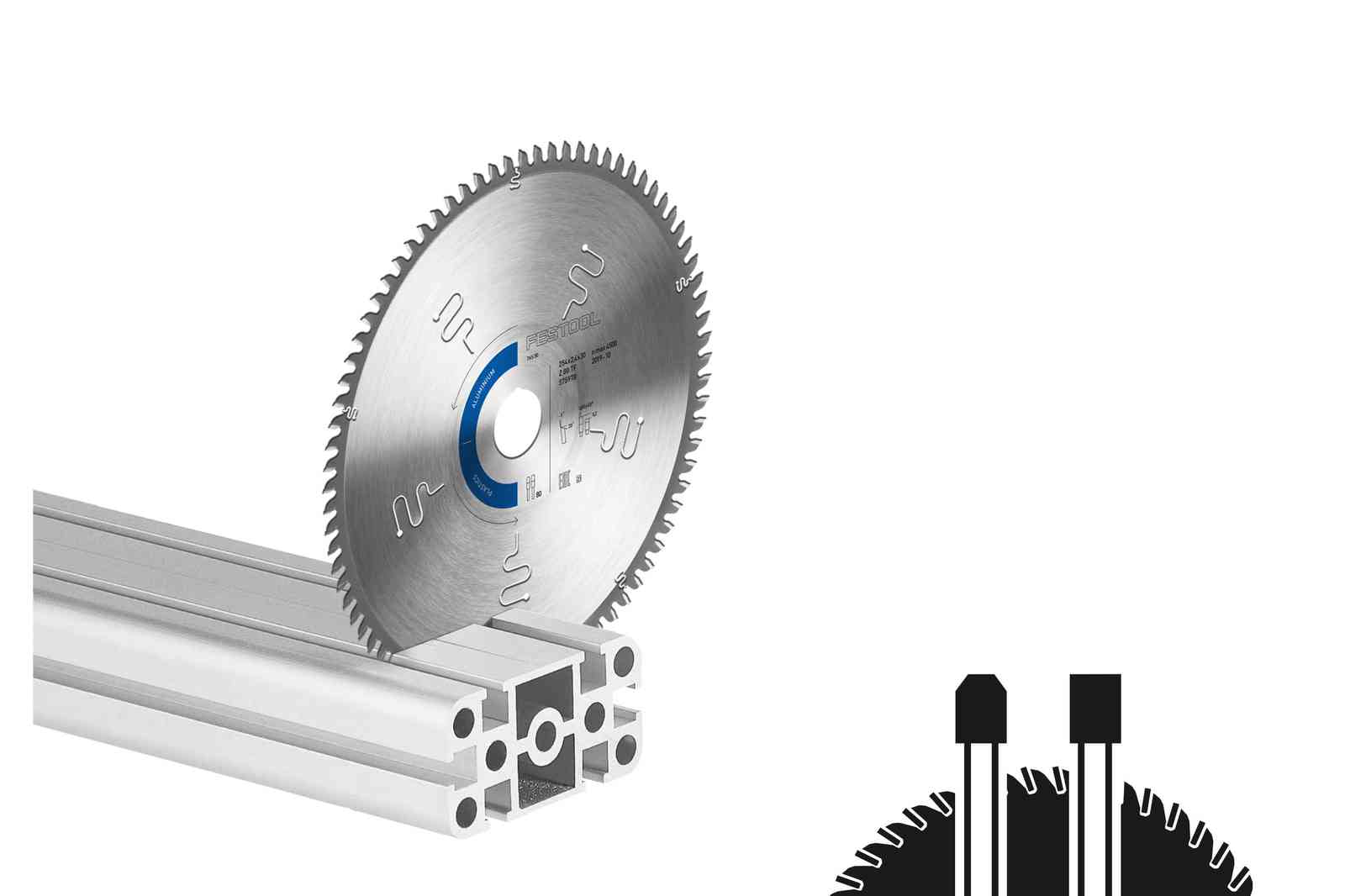 Buy Festool Saw blade ALUMINIUM/PLASTICS HW 254x2,4x30 TF80 A 575978 from Power Tool Services - Image 2 | Best Price