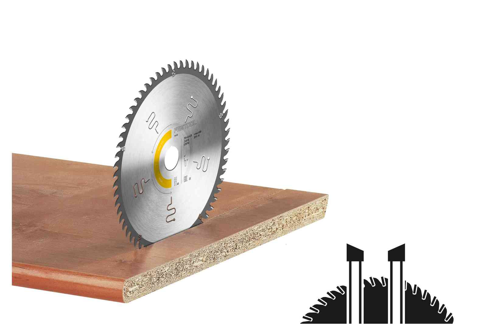 Buy Festool Saw blade WOOD FINE CUT HW 254x2,4x30 W60 575976 from Power Tool Services - Image 2 | Best Price