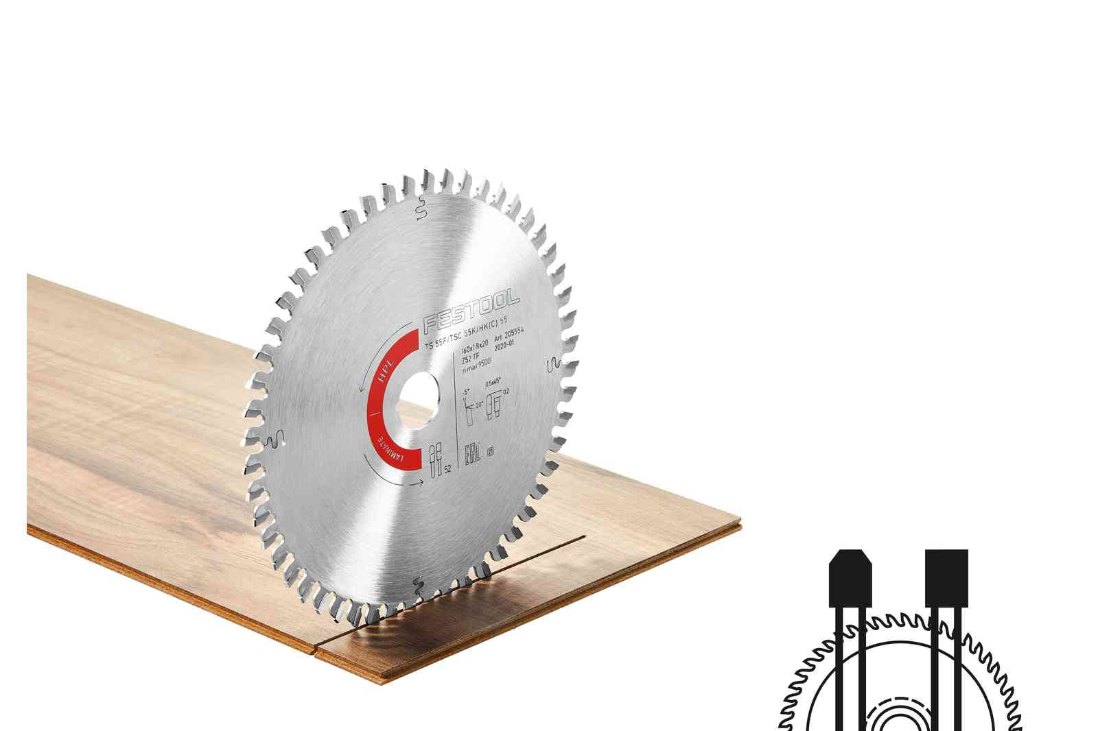 Buy Festool Special Saw Blade For Melamine 496308 from Power Tool Services - Image 2 | Best Price