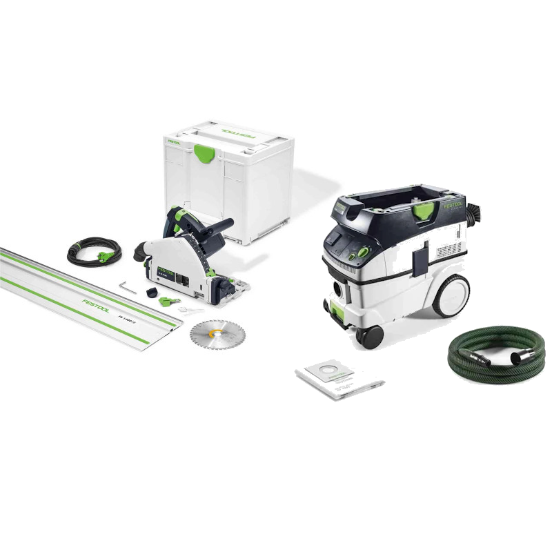 Festool Plunge cut saw TS 55 FEBQ-Plus-FS 574947 + CTL 26 E 577010