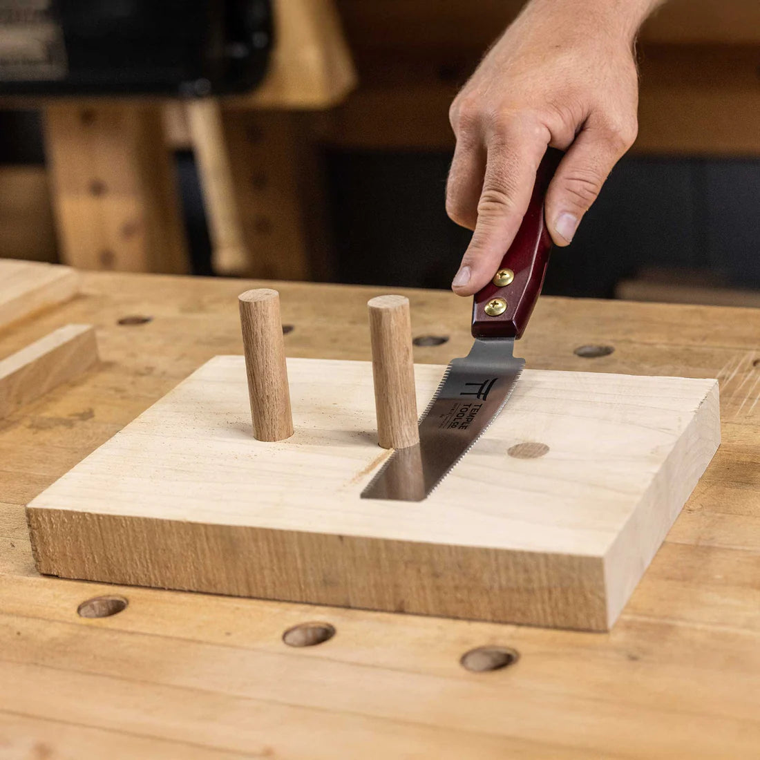 Temple Tool Flush Cut Pull Saw Double Edge 150mm 4 - Power Tool Services