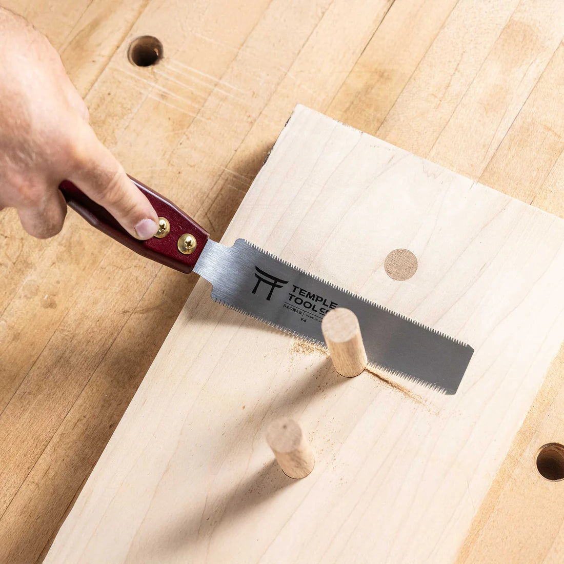 Temple Tool Flush Cut Pull Saw Double Edge 150mm 5 - Power Tool Services