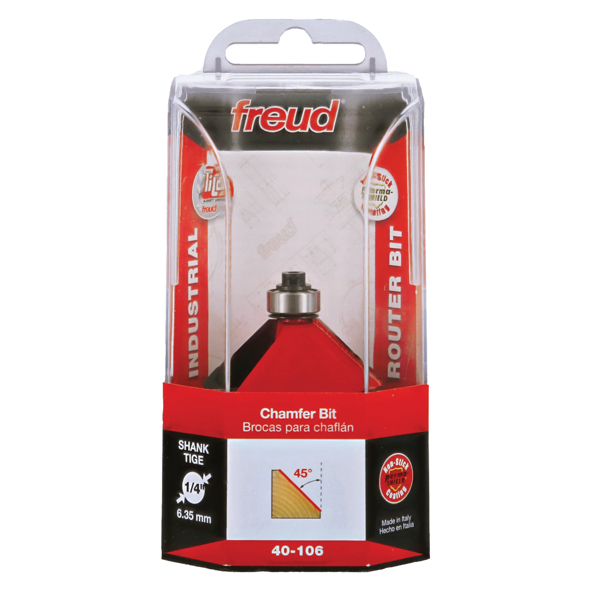 Freud Chamfer bit 40-10625P (Router Bit 41.5 15.9 6.35 2) Power Tool Services